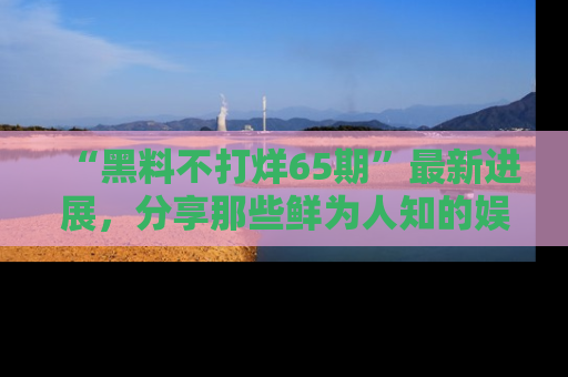“黑料不打烊65期”最新进展，分享那些鲜为人知的娱乐八卦