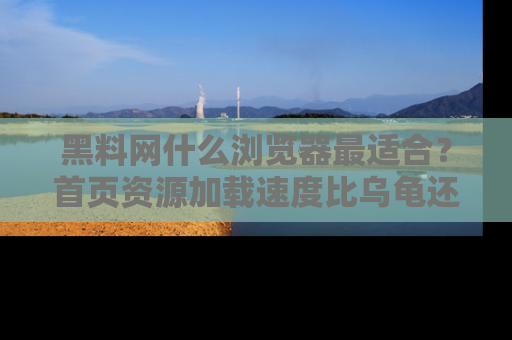 黑料网什么浏览器最适合？首页资源加载速度比乌龟还慢的体验真心吐槽！