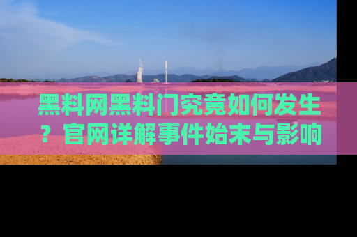 黑料网黑料门究竟如何发生？官网详解事件始末与影响