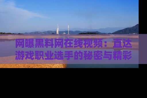 网曝黑料网在线视频:直达游戏职业选手的秘密与精彩动漫片段!